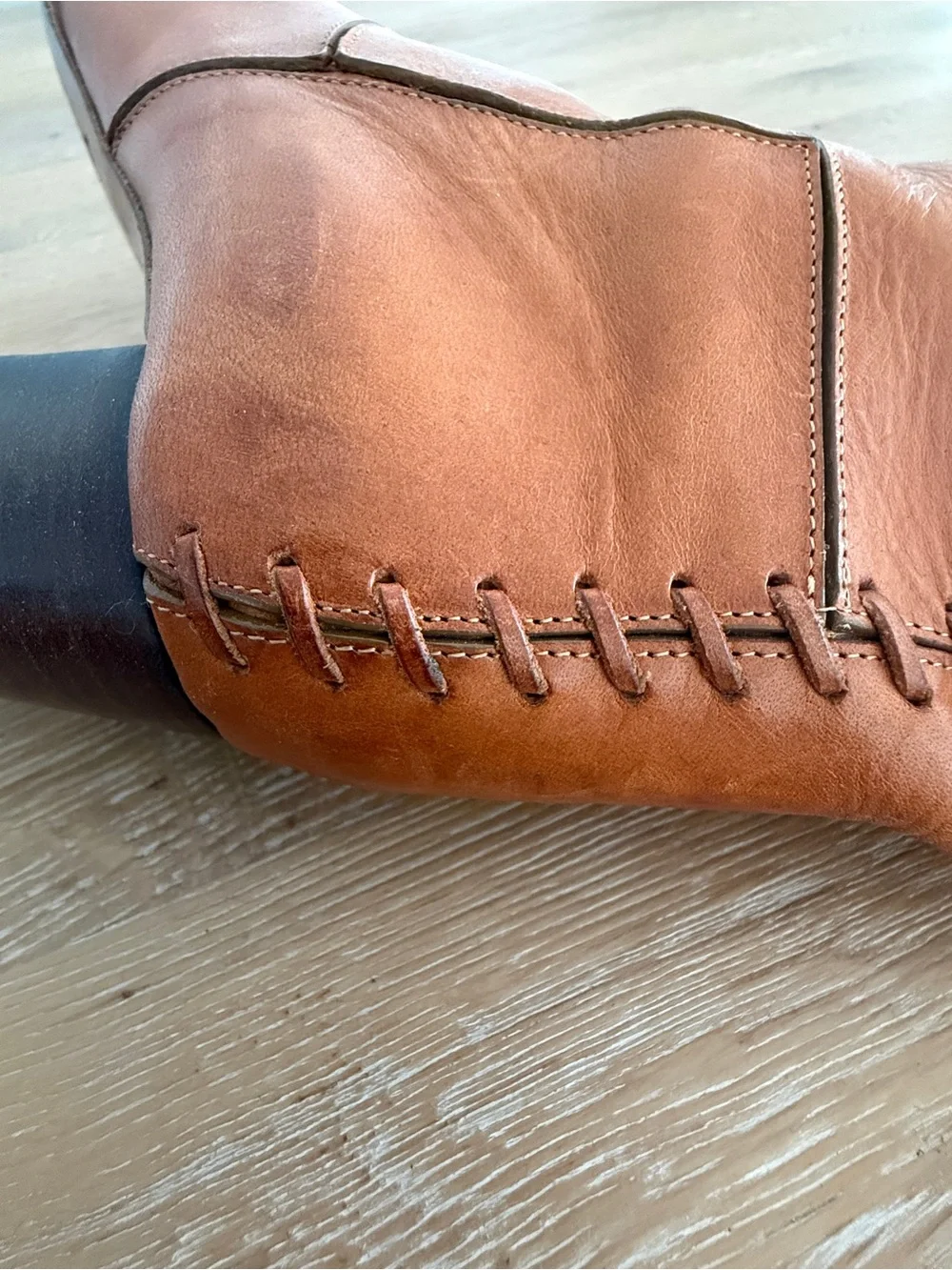 Chloe Tall Leather Over-the-Knee Boots - Cognac Brown